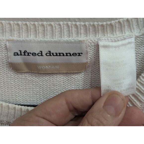 Pretty Vintage women's short sleeve knit sweater w/flowers by Alfred Dunner, 2X - Picture 2 of 9